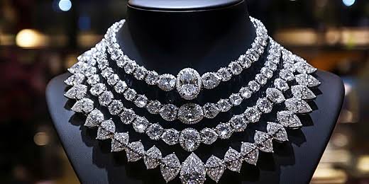 TVASHTA Alloy Silver White, Silver Jewel Set