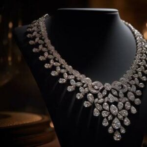 TVASHTA Alloy Silver White Jewel Se