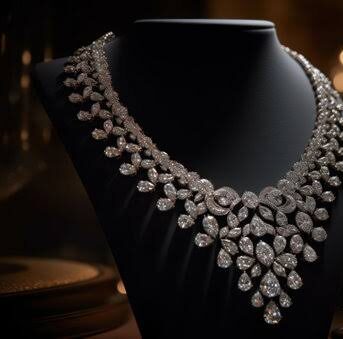 TVASHTA Alloy Silver White Jewel Se